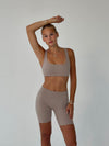Plaza sports bra - Ash
