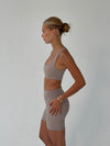 Plaza sports bra - Ash