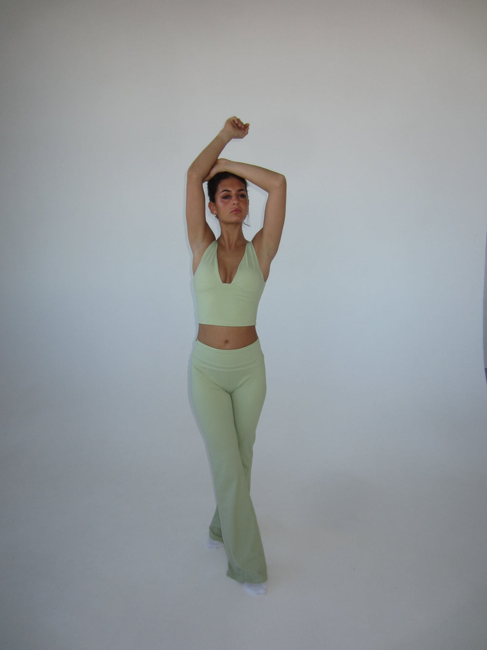 Ultimate v-neck top - Matcha
