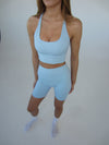 Crossback bra - Sky