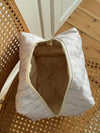 Honey large toiletry bag with pattern - Off white