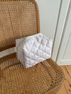 Honey large toiletry bag with pattern - Off white