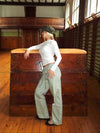 Thora straight pants - Green