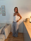 Esmerida striped pants - Blue/white
