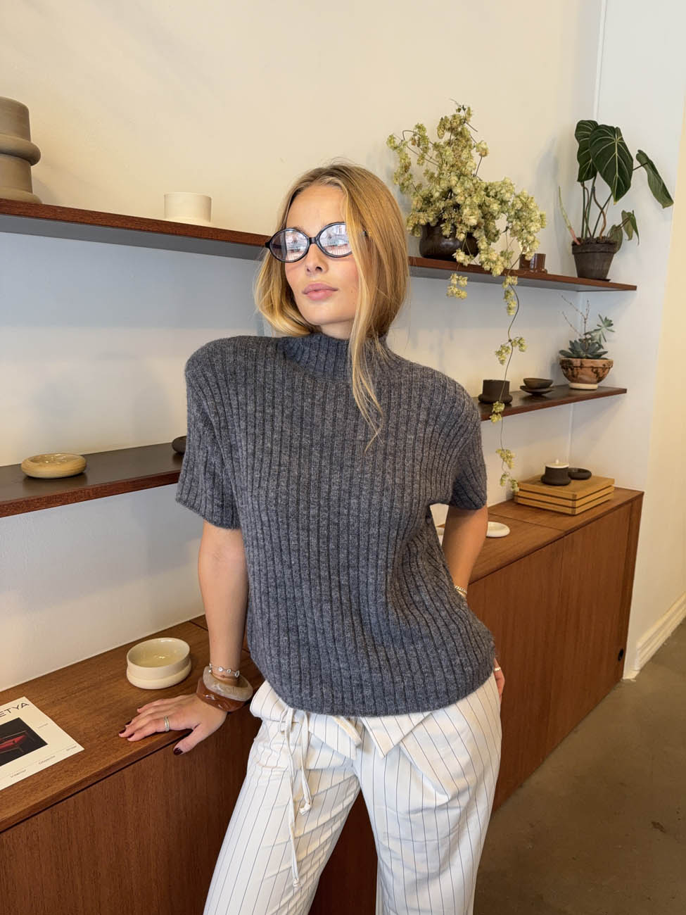 Tassi turtleknit - Grey