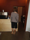 Sissal knit with stripes - Brown