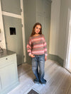 Evelina knit - Brown/Pink