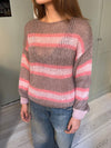 Evelina knit - Brown/Pink