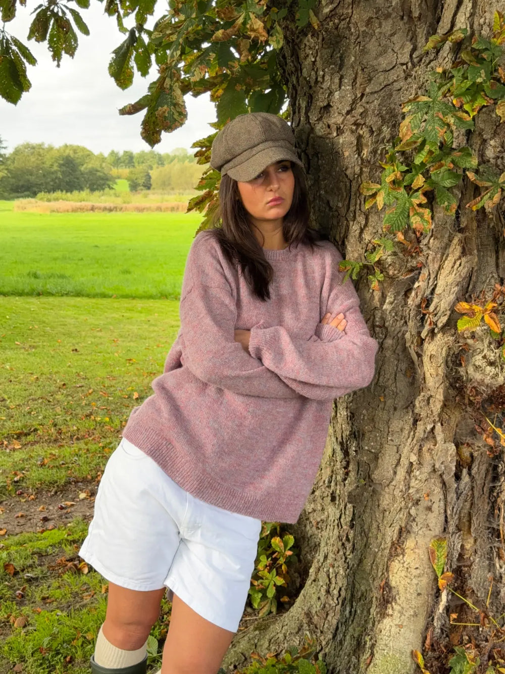 Orla knit blouse - Light purple