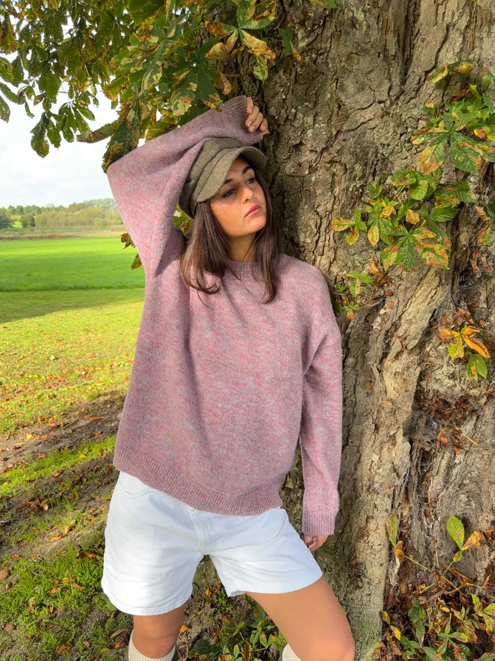 Orla knit blouse - Light purple