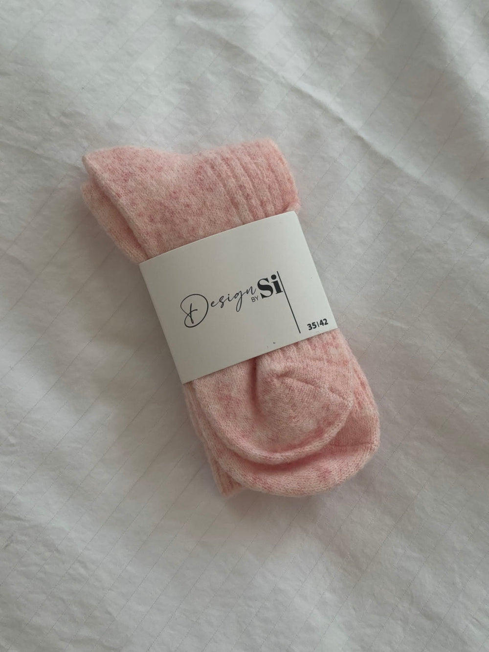 Knitted socks - Light pink