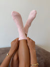 Knitted socks - Light pink