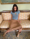 Serena knitted t-shirt - Light blue