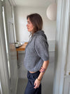 Vanja knitted hoodie - Grey