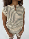 Diamanta comfy set - Cream/Green