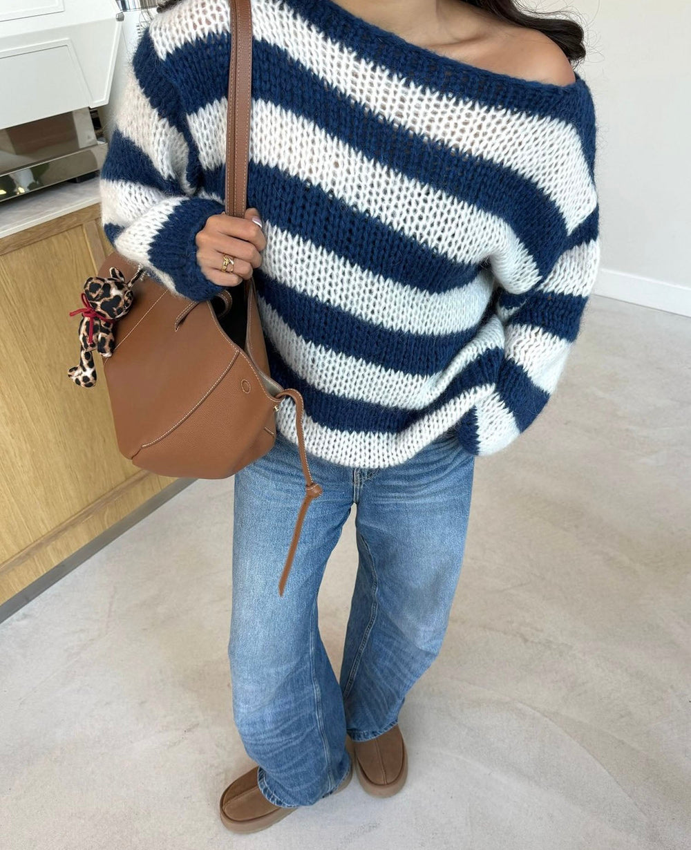 Anna Olympia Knit - Navy