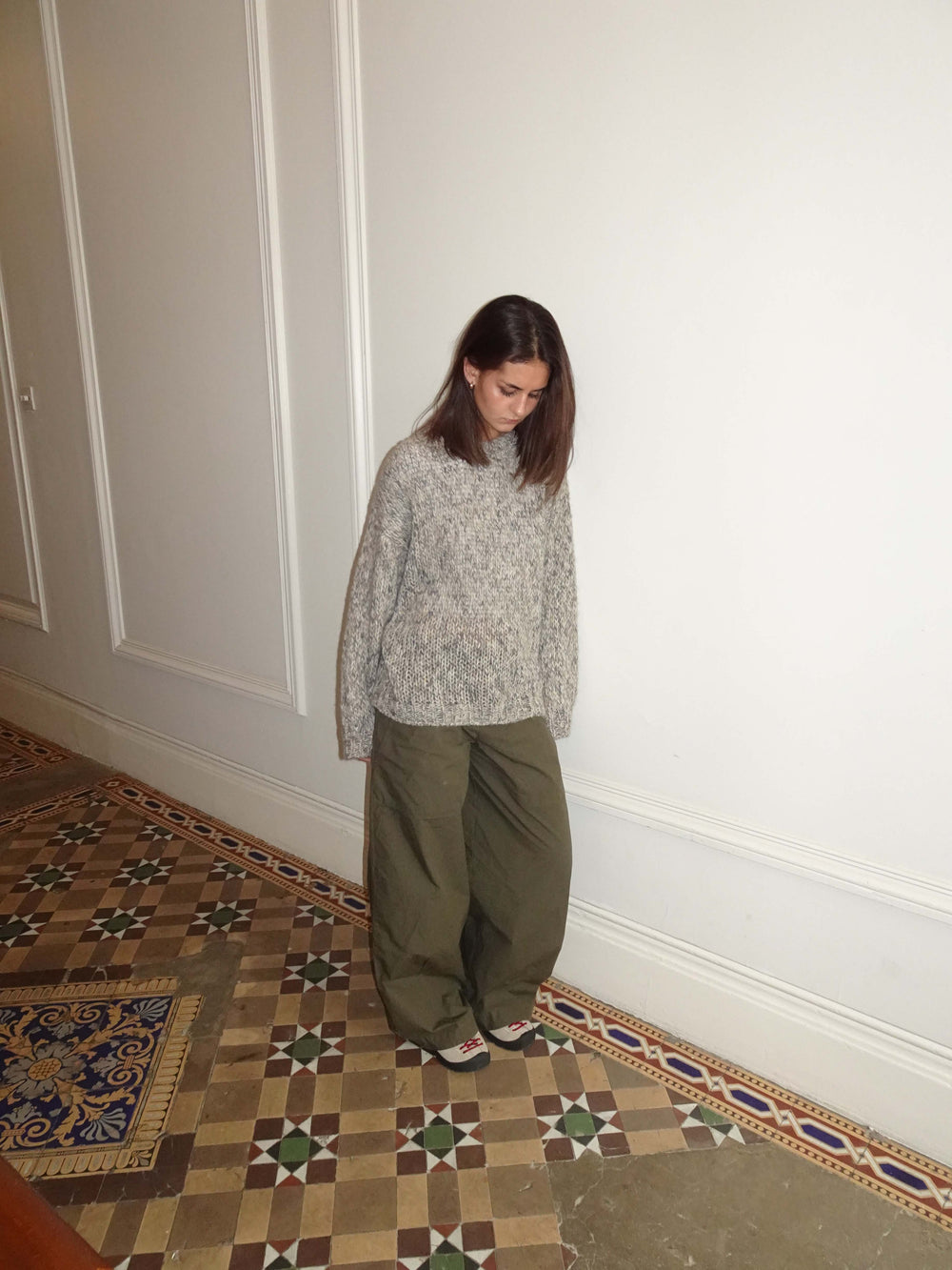 Jeala knit - Grey/beige