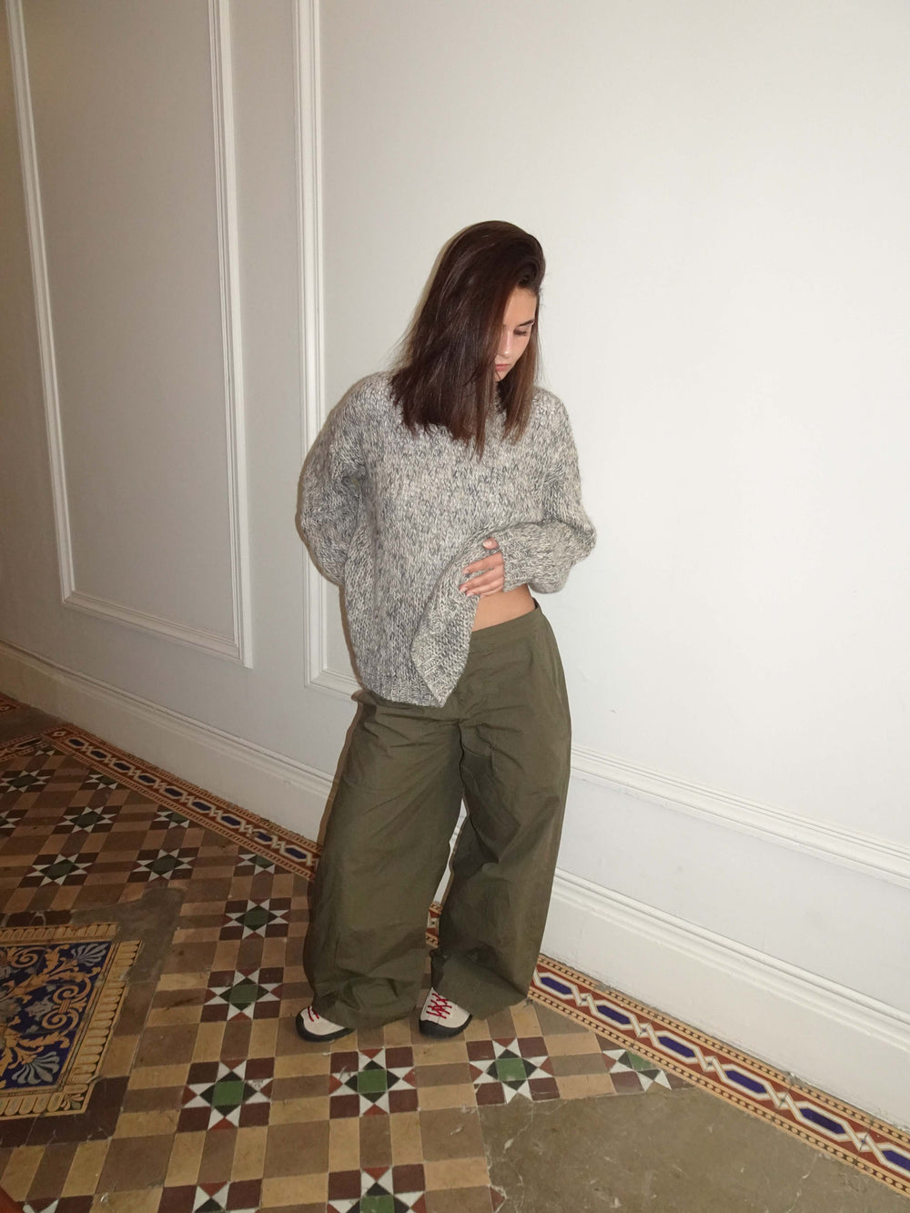 Jeala knit - Grey/beige