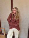 Lunuda knit sweater – Rust/orange