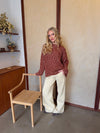 Lunuda knit sweater – Rust/orange