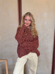 Lunuda knit sweater – Rust/orange