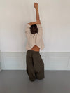 Cholana knit with open back - Beige