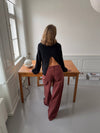 Cholana knit with open back - Black
