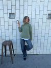 Idun knit with turtleneck - Khaki