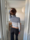 Swela knit with turtleneck - Blue