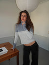 Swela knit with turtleneck - Blue