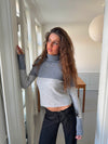 Swela knit with turtleneck - Blue