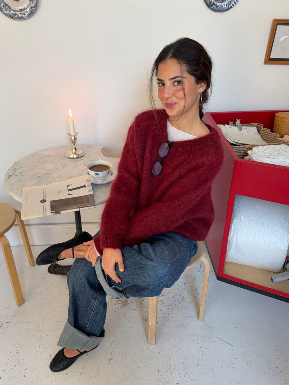 Benny knit - Red