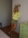 Beatrice knitted sweater – Yellow