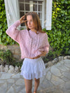 Raffaella cable knit – Pink
