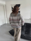 Balta knit - Black/white/red