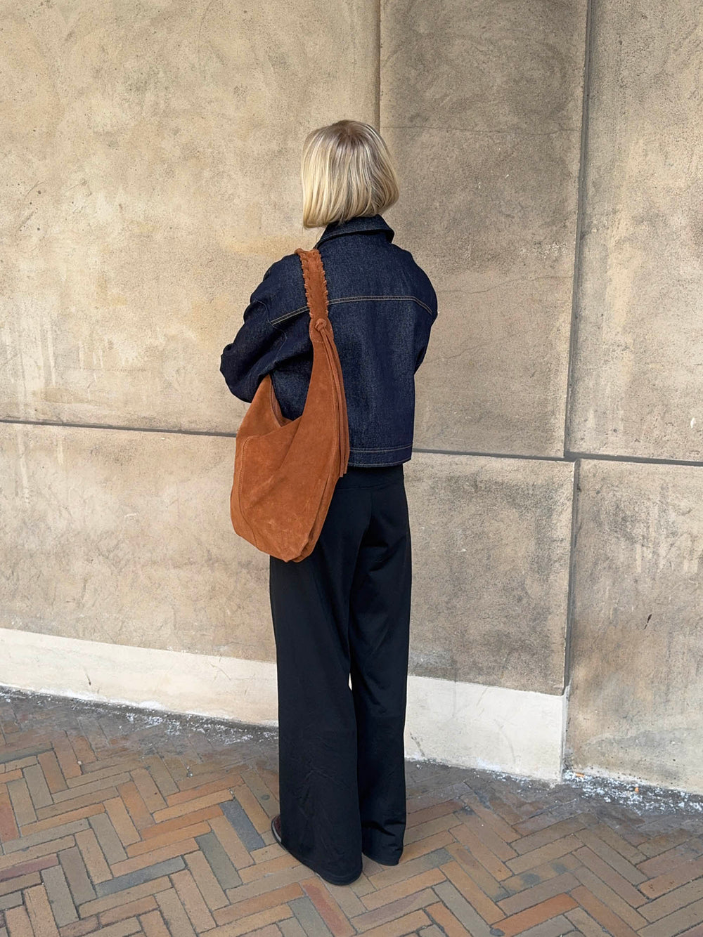 Fiala bag in suede - Brown
