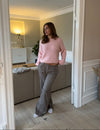 Olia suit pants with cuffs - Brown
