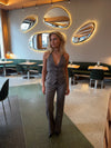 Giavanna suitpants with cut out - Grey
