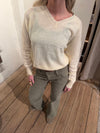 Aiko v-neck sweater - Yellow