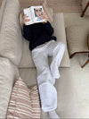 Tully sweatpants with tie strings - Grey