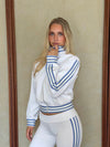 Isabelle sweatshirt - White/blue
