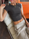 Eleni t-shirt - Brown