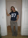 Lilana navy t-shirt w. 97 - Navy/white