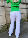 Signe linen pants - white