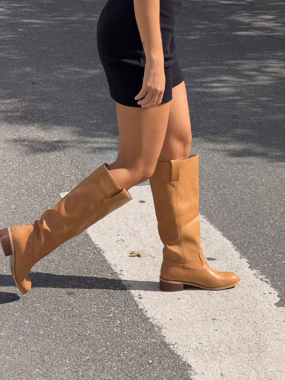 Justina tall boots - Camel