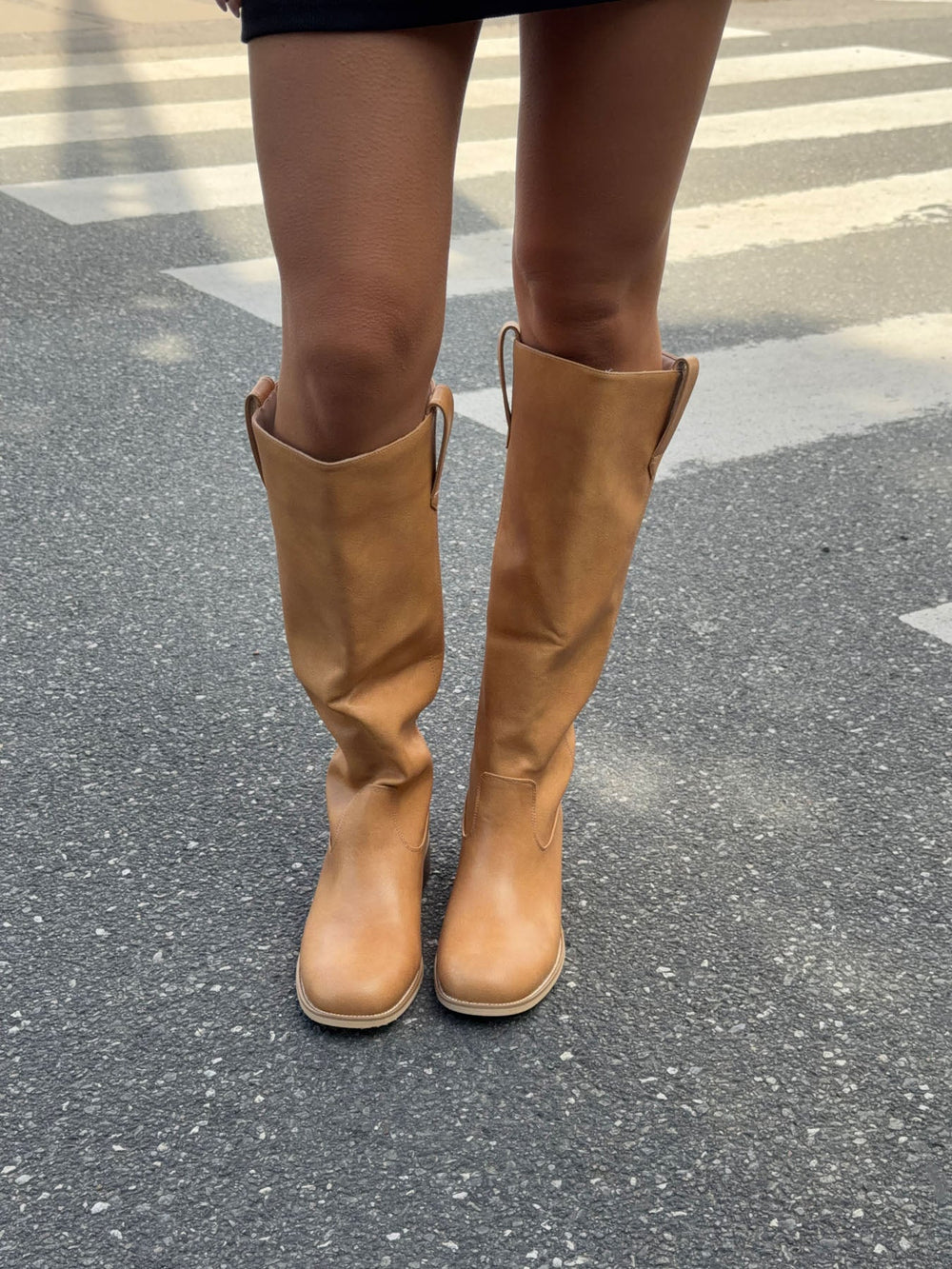 Justina tall boots - Camel