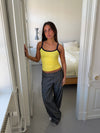 Wren tank top - Yellow/navy