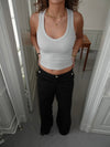 Chiara tank top - Light grey