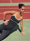 Speedana tank top - Jet black/cloud