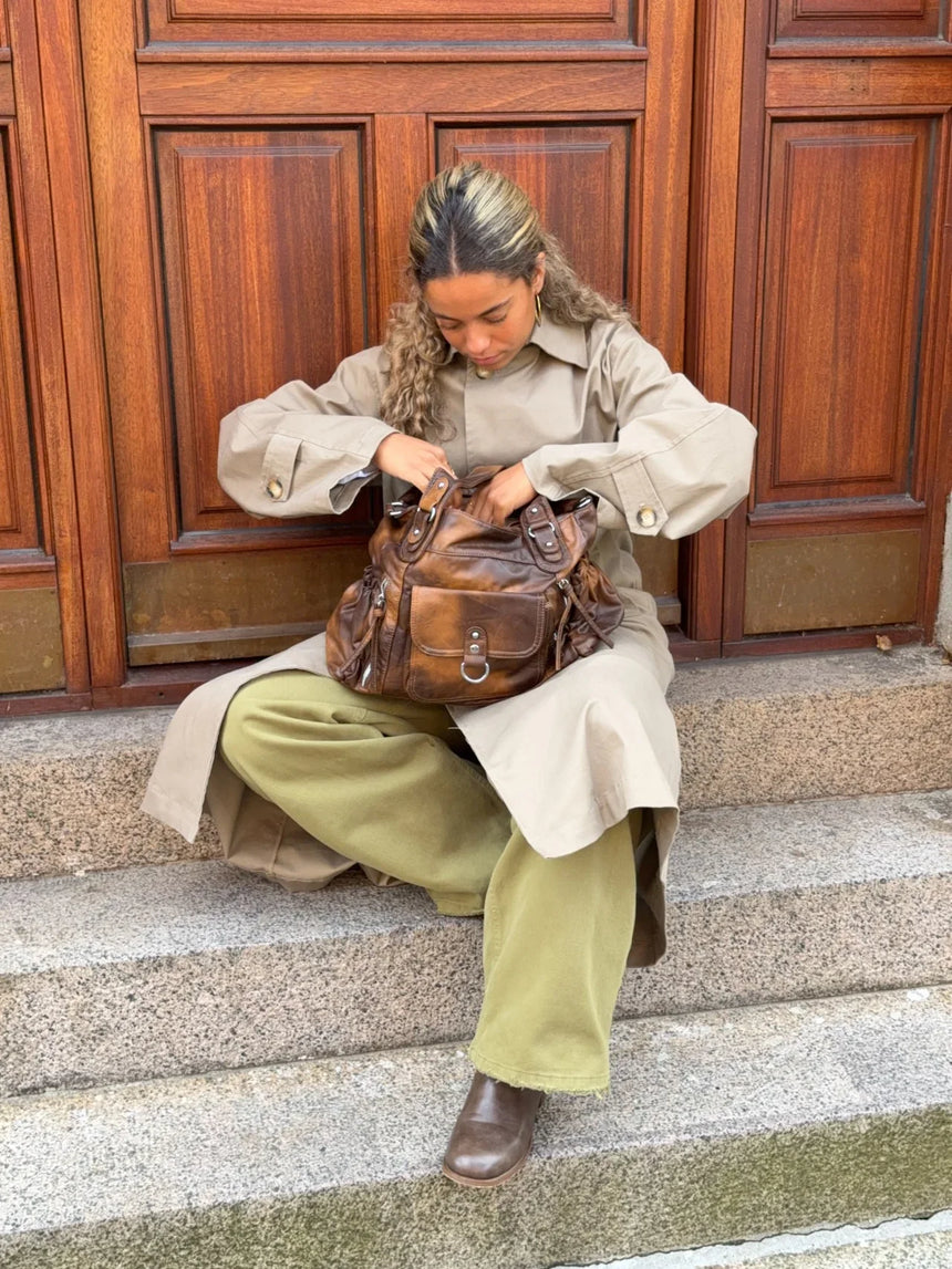 Nevana shoulder bag - Brown